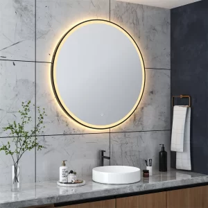 Round mirror light