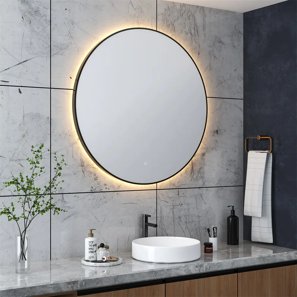 MFM6060R-MB Round mirror with backlight