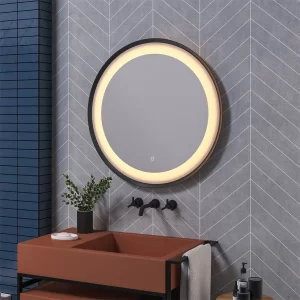 Round vanity mirror