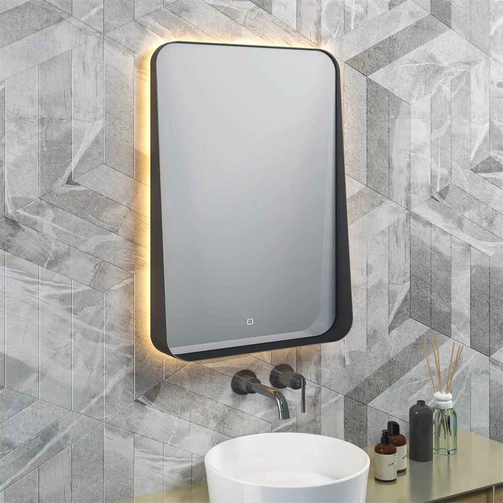 MFY5090D (2) Stainless steel framed mirror