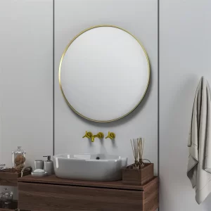 Round mirror with Frame