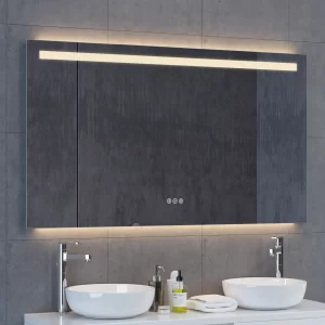 Large rectangular bathroom mirrors
