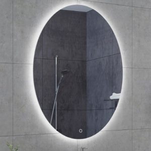 Wholesale Oval Light LED Mirror Smart Bathroom Mirror with Led Light